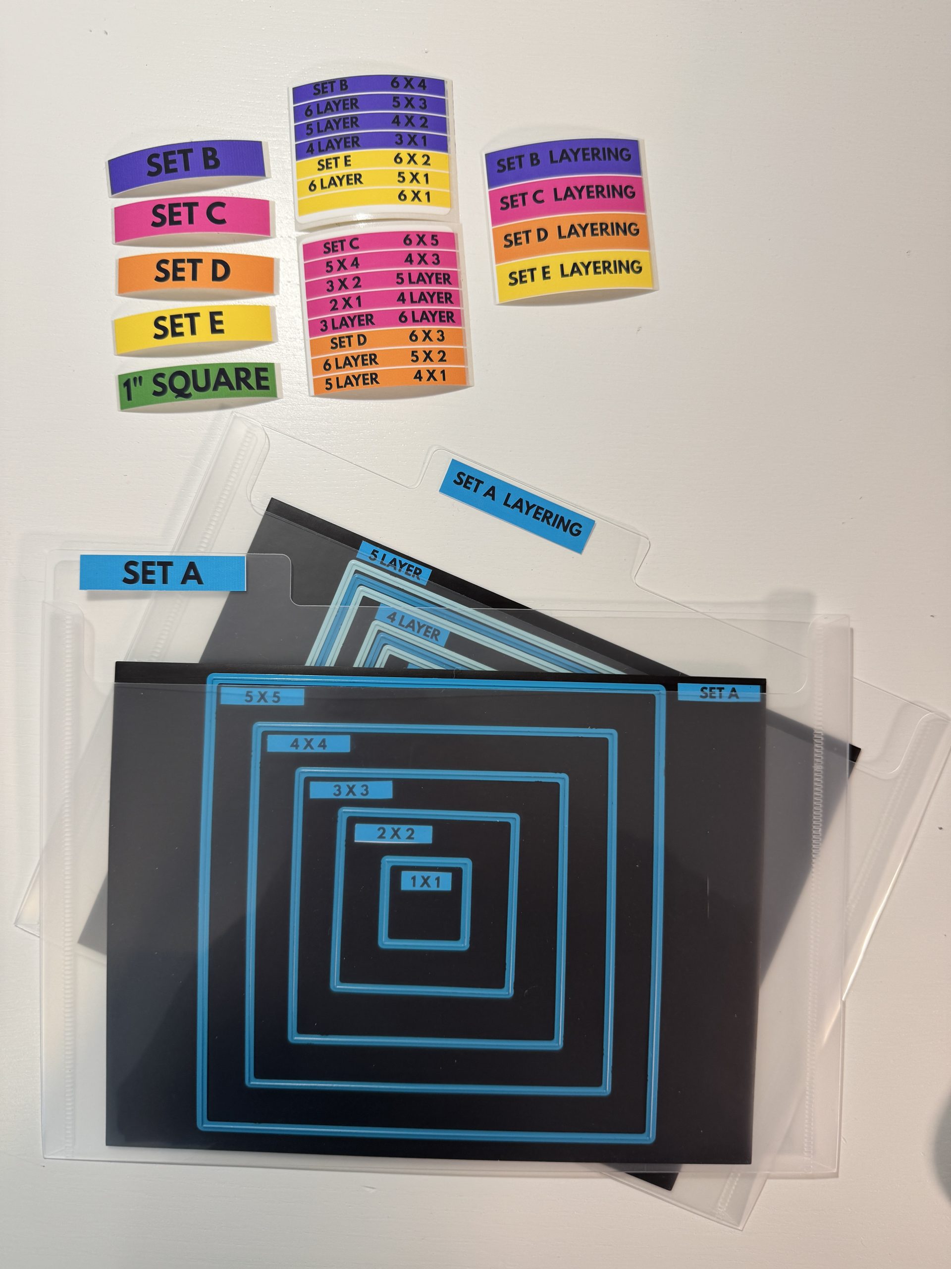 Basic & Layering Bundle Labels & Magnetic Micro-grabber Tool