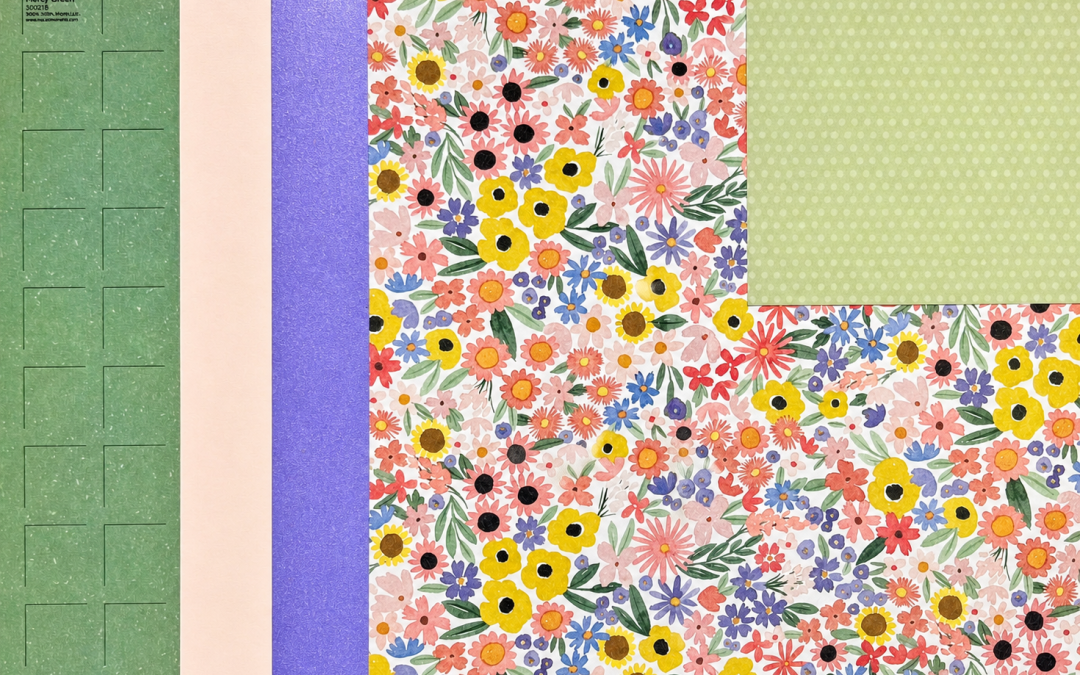 Garden Duet Ready Set Plus coordinating specialty scrapbook papers