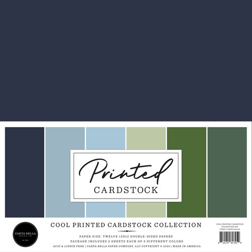 Cool Printed Cardstock Collection Kit