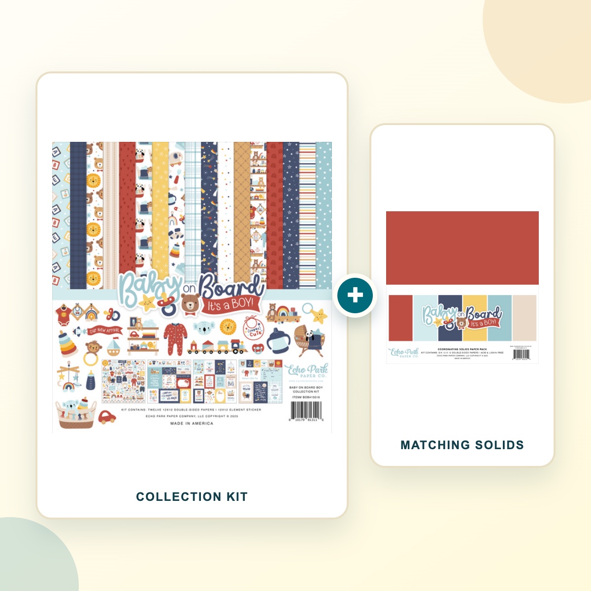 Baby On Board - Boy Collection Kit + Solids