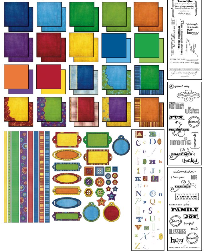 Creative Memories Primary Power Palette Mega Bundle #1
