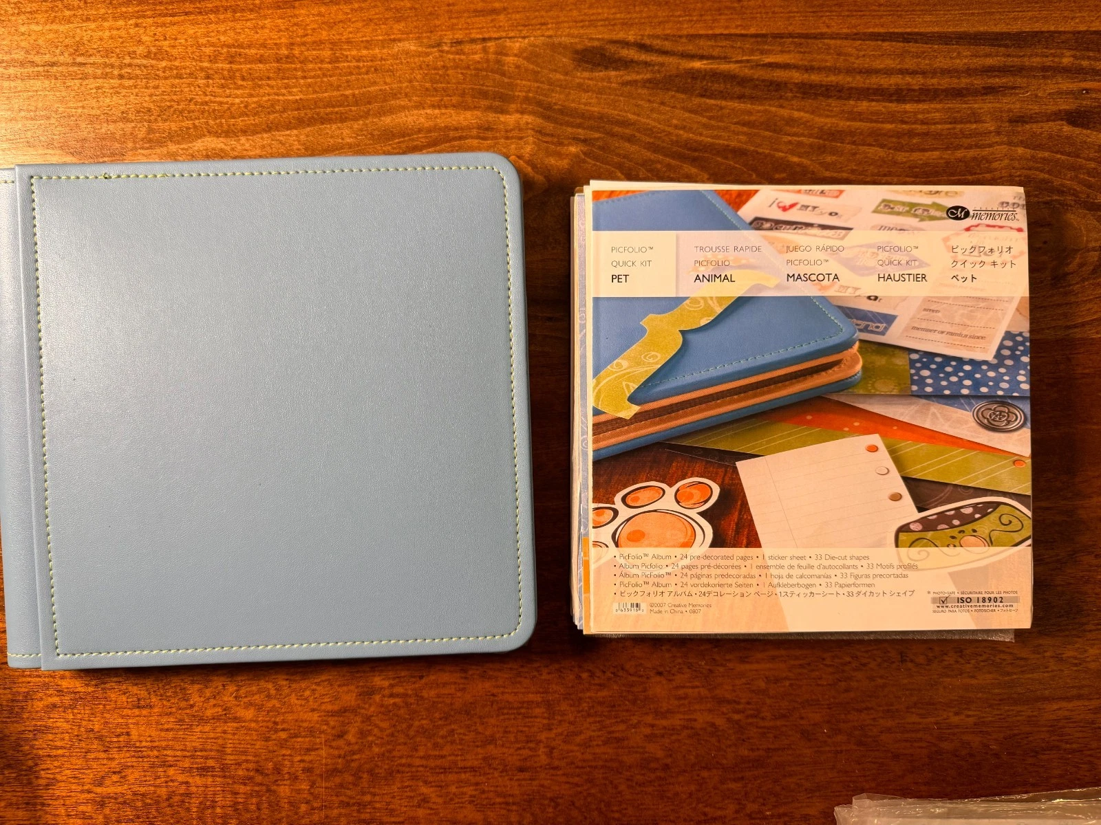 Creative Memories 8x8 Pet Scrapbook Album and Quick Kit