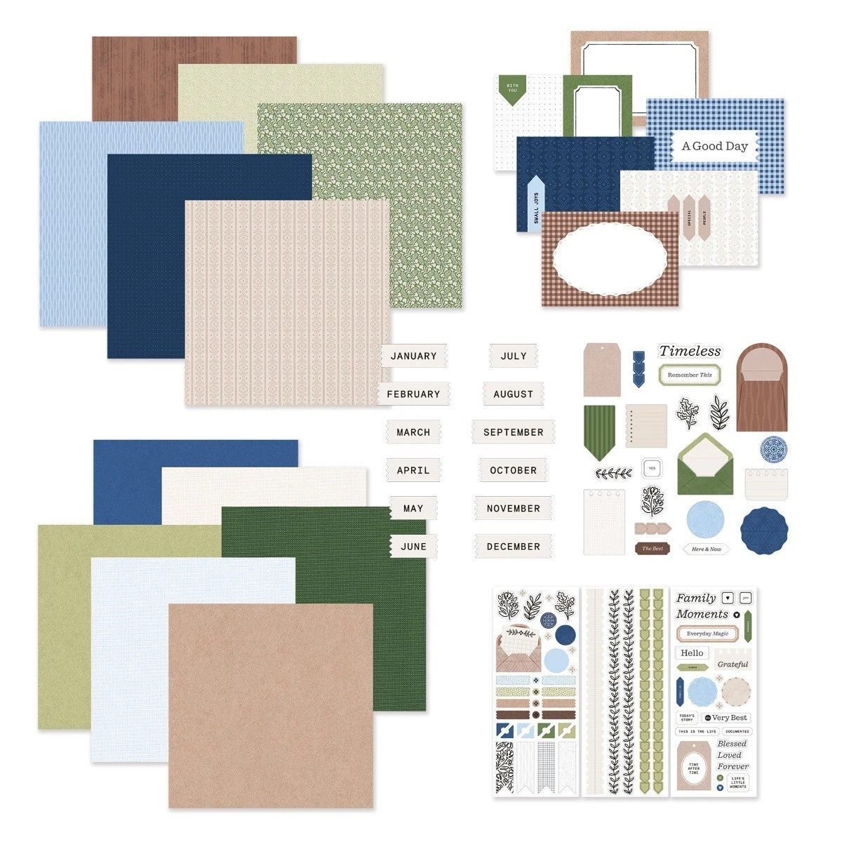 Creative Memories Natural Beginnings Bundle with Bonus Intro Page Kit (No BMC)