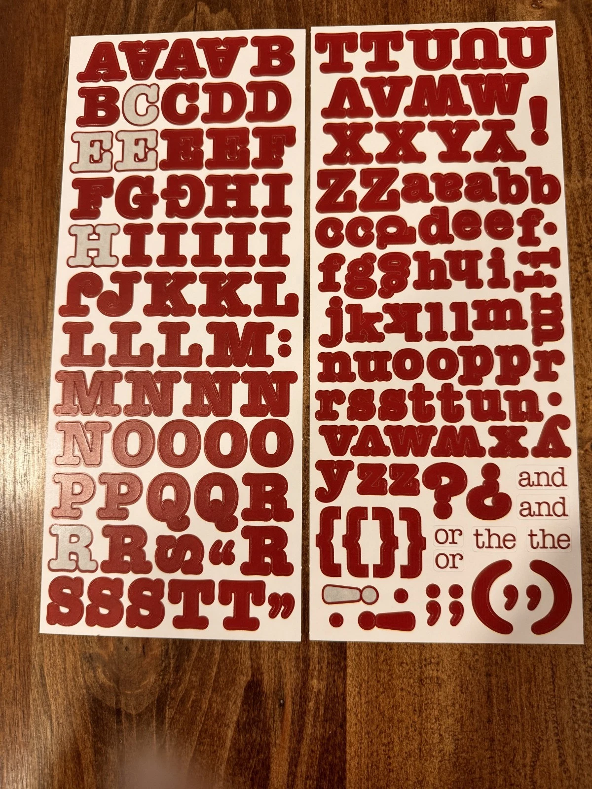 Creative Memories Bold ABC 123 Stickers, 42 Partial Sets photo 7