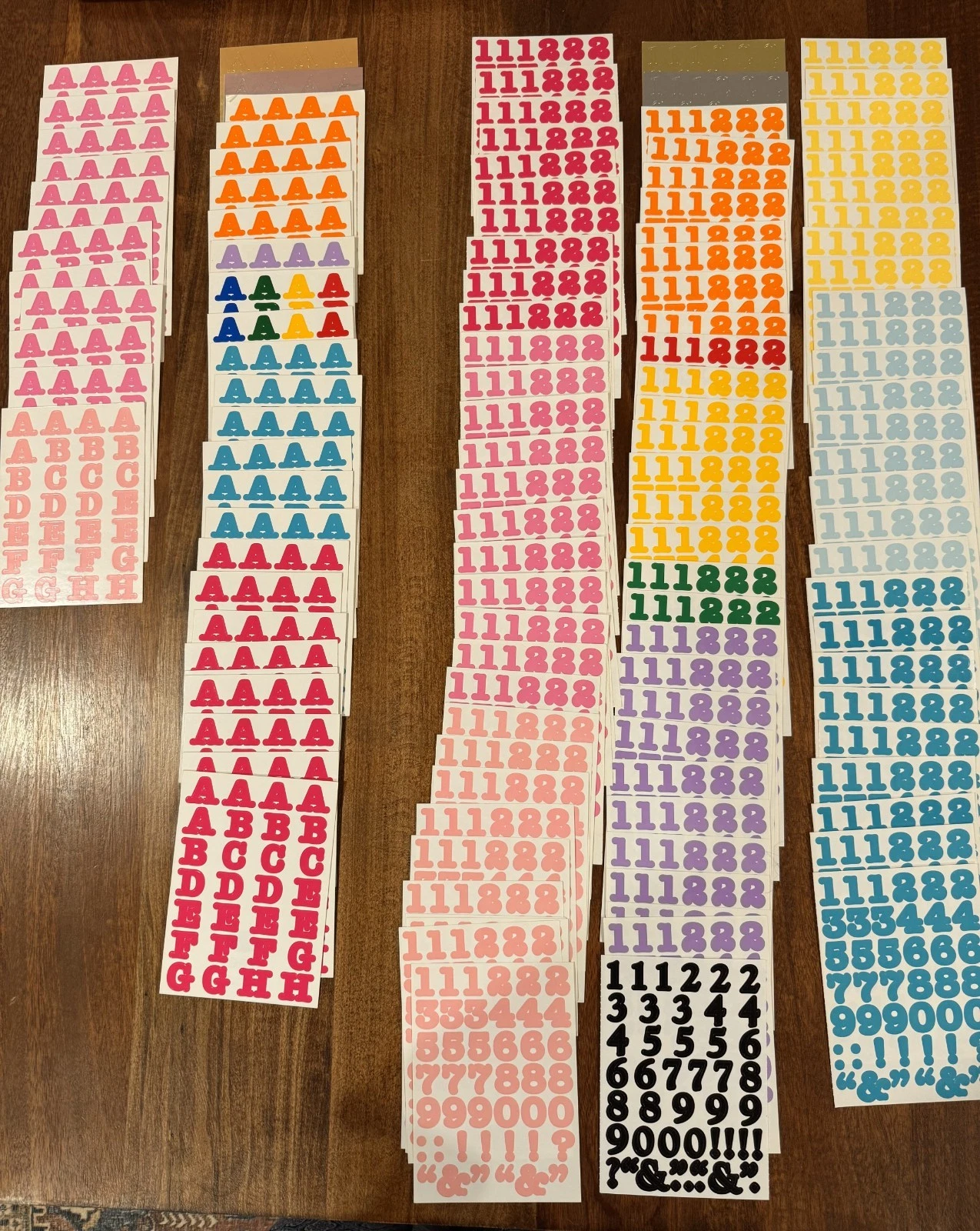 Creative Memories Bold Alphabet 123 Stickers, 120+ Sheets